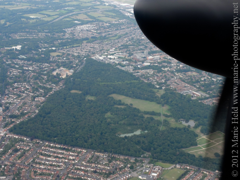 Southampton Common from way above.