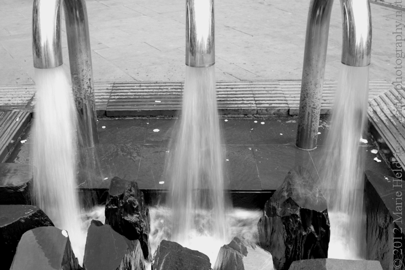 Detail of fountain recorded at Arndale Market Centre.